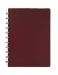 A4 Pur Scarlet Leather with Cream Blank Pages